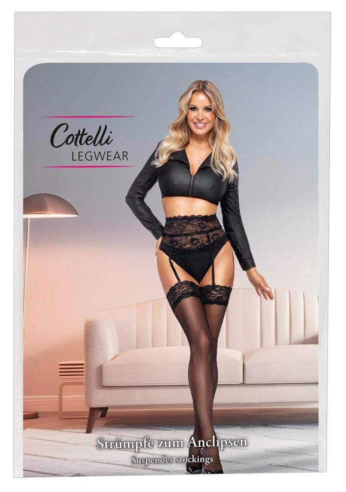 Stockings black XL