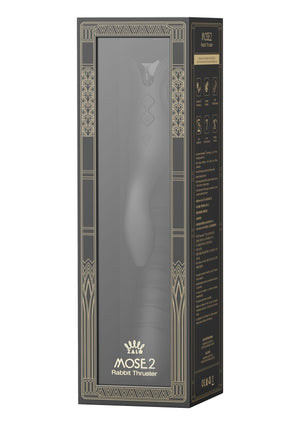 Vibromasseur rabbit Mose 2 avec va-et-vient et fonction chauffante