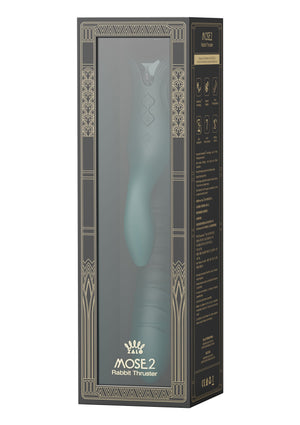 Vibromasseur rabbit Mose 2 avec va-et-vient et fonction chauffante