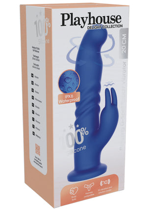 Vibromasseur lapin point G rotatif