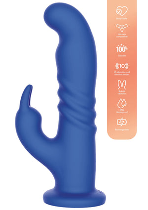 Vibromasseur lapin point G rotatif