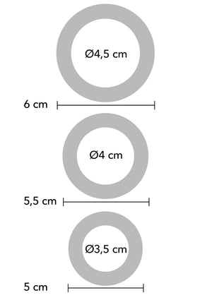 Set de 3 anneaux péniens