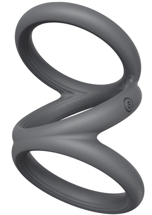 Harnais triple pénis et testicules - taille S