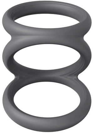 Harnais triple pénis et testicules - taille S