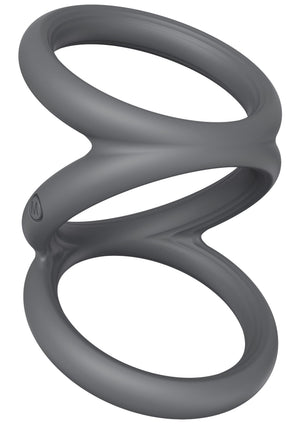 Harnais triple pénis et testicules - taille M