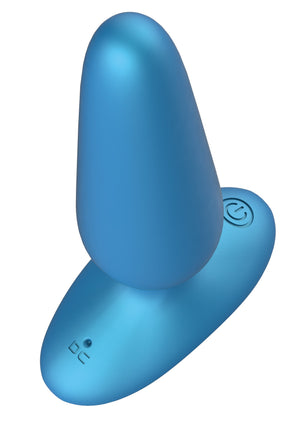 Plug anal lisse vibrant + télécommande
