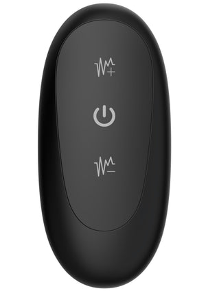 Plug anal strié vibrant + télécommande
