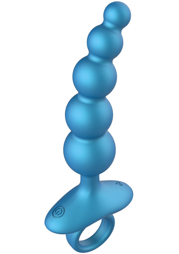 Chapelet anal 5 boules vibrant + télécommande