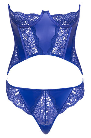 Corset blue XL