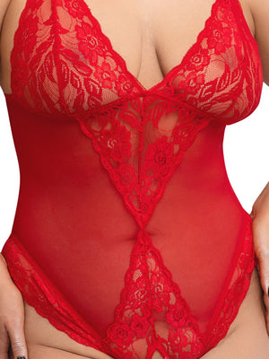 Crotchless Body red XL