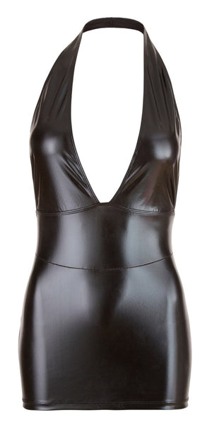 Wet Look Dress L