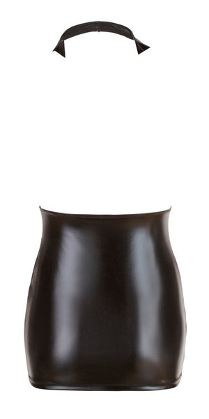 Wet Look Dress L