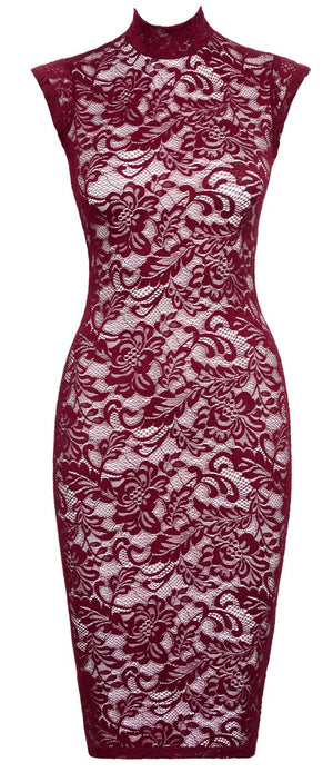 Lace Dress red S