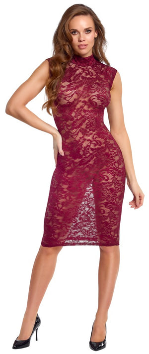Lace Dress red M
