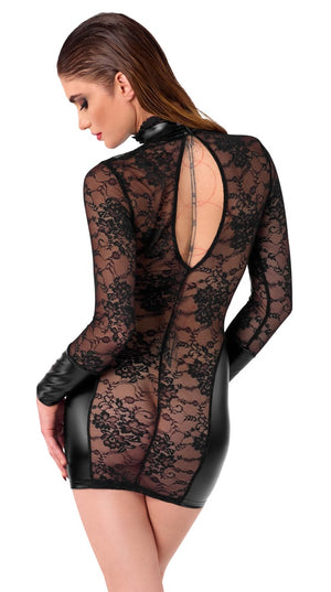 Noir Dress collar M
