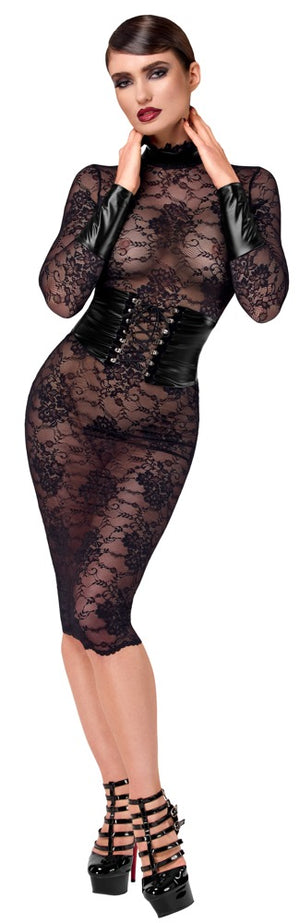 Noir Dress Lace S