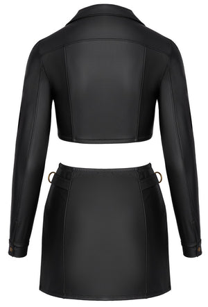 Top and Skirt black S