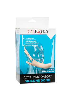 Gode pour harnais en silicone – noir