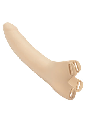 Gode pour harnais en silicone – noir