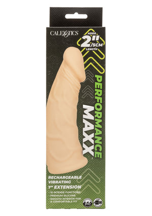 Extension pénienne vibrante 7 pouces / 17,25 cm