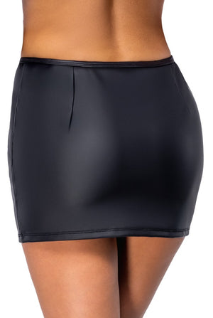 Skirt Rhinestone Zip M