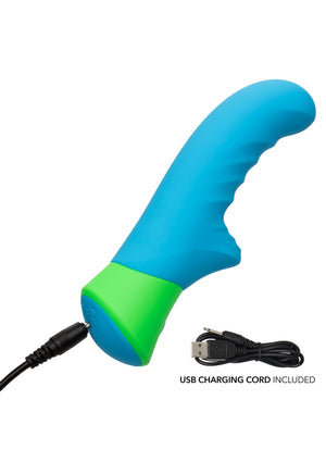 Vibromasseur point G strié