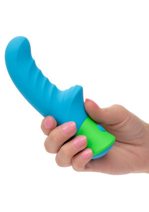 Vibromasseur point G strié