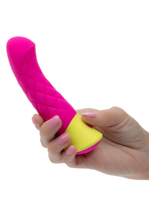 Vibromasseur point G matelassé