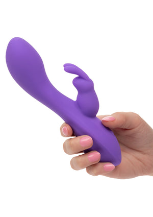 Vibromasseur lapin flexible double à vibrations puissantes
