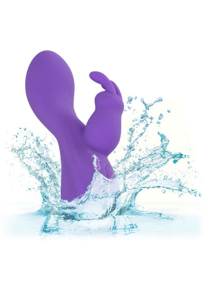 Vibromasseur lapin flexible double à vibrations puissantes