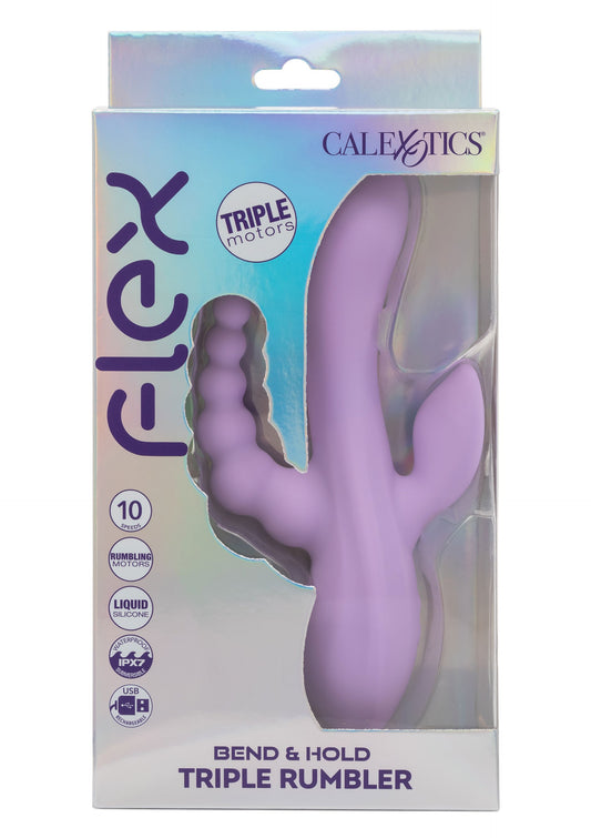 Bend & Hold Triple Rumbler Vibrator - CalExotics