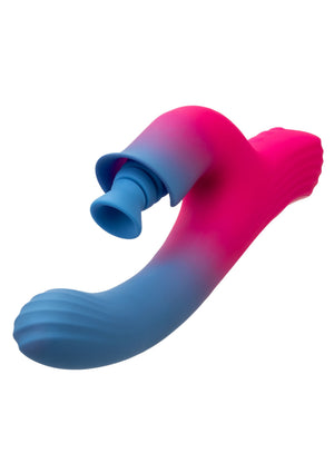 Vibromasseur lapin double stimulation à succion