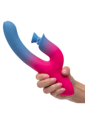 Vibromasseur lapin double stimulation à succion