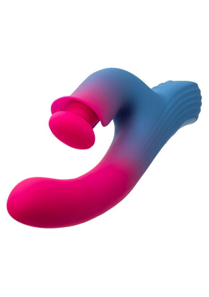 Vibromasseur rabbit double stimulation à va-et-vient