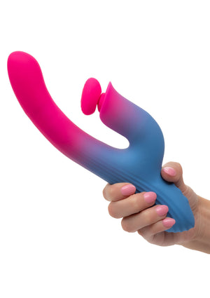 Vibromasseur rabbit double stimulation à va-et-vient