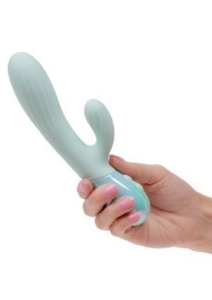 Vibromasseur rabbit double ondulé