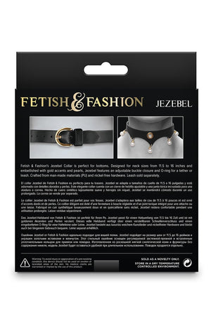 FETISH & FASHION JEZEBEL COLLAR BLACK