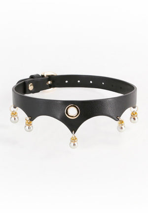 FETISH & FASHION JEZEBEL COLLAR BLACK