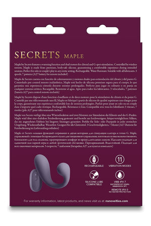 SECRETS MAPLE PURPLE