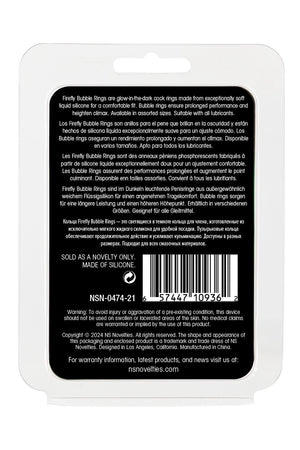 FIREFLY BUBBLE RING MEDIUM WHITE