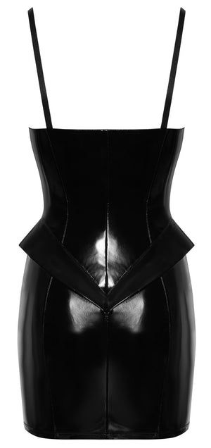 Vinyl Dress Peplum XL