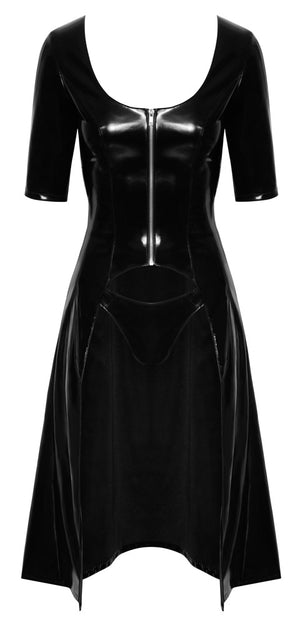 Vinyl Coat Dress M