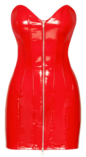 Vinyl Dress red XL