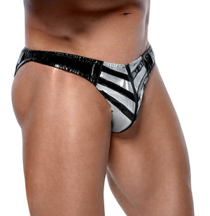 Vinyl Briefs Men 2XL
