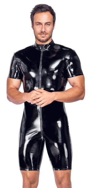 Men's Short Vinyl Playsuit L