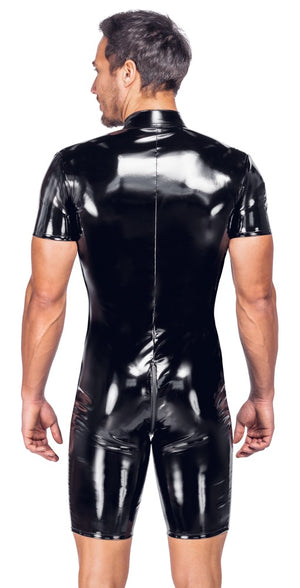 Men's Short Vinyl Playsuit 2XL