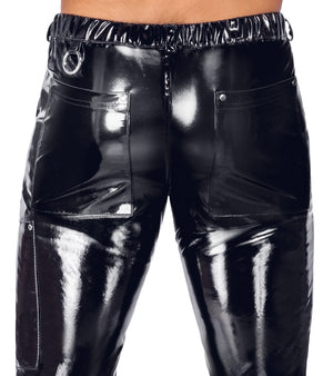 Men's Vinyl Trousers XL