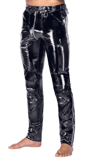 Men's Vinyl Trousers L