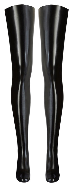 Latex Stockings black L/XL