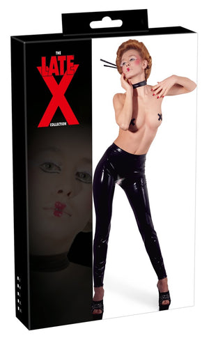Crotchless Latex Leggings XL